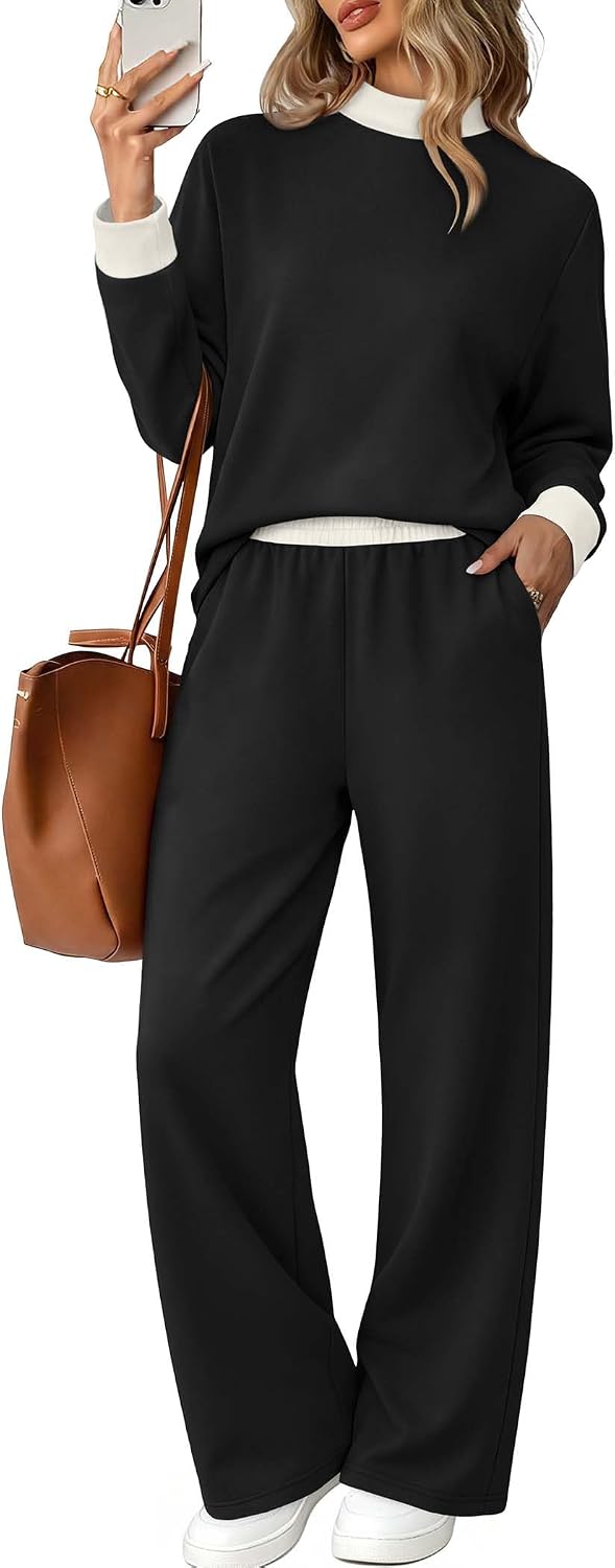 Women Striped Lounge Set Going Out Fall Outfit