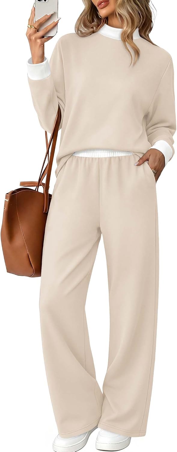 Women Striped Lounge Set Going Out Fall Outfit