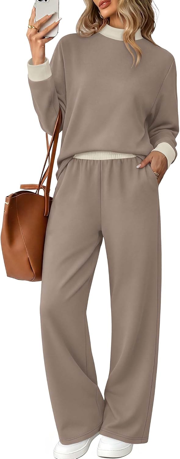 Women Striped Lounge Set Going Out Fall Outfit