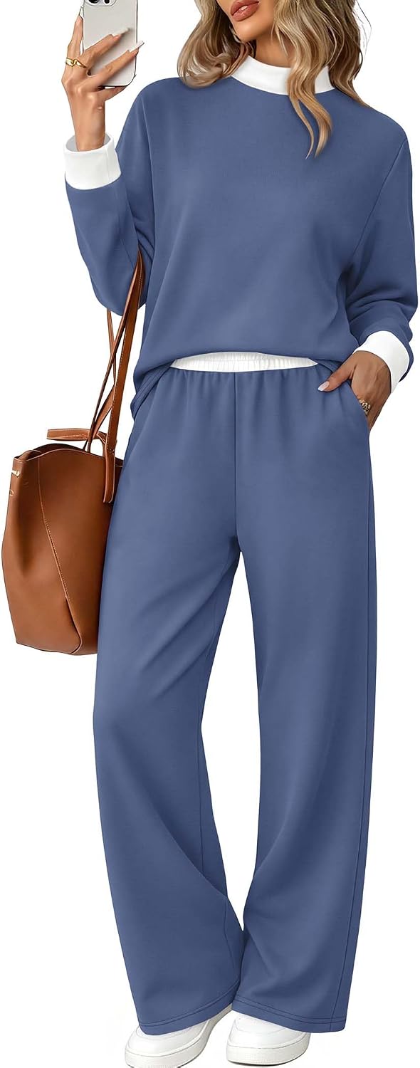 Women Striped Lounge Set Going Out Fall Outfit