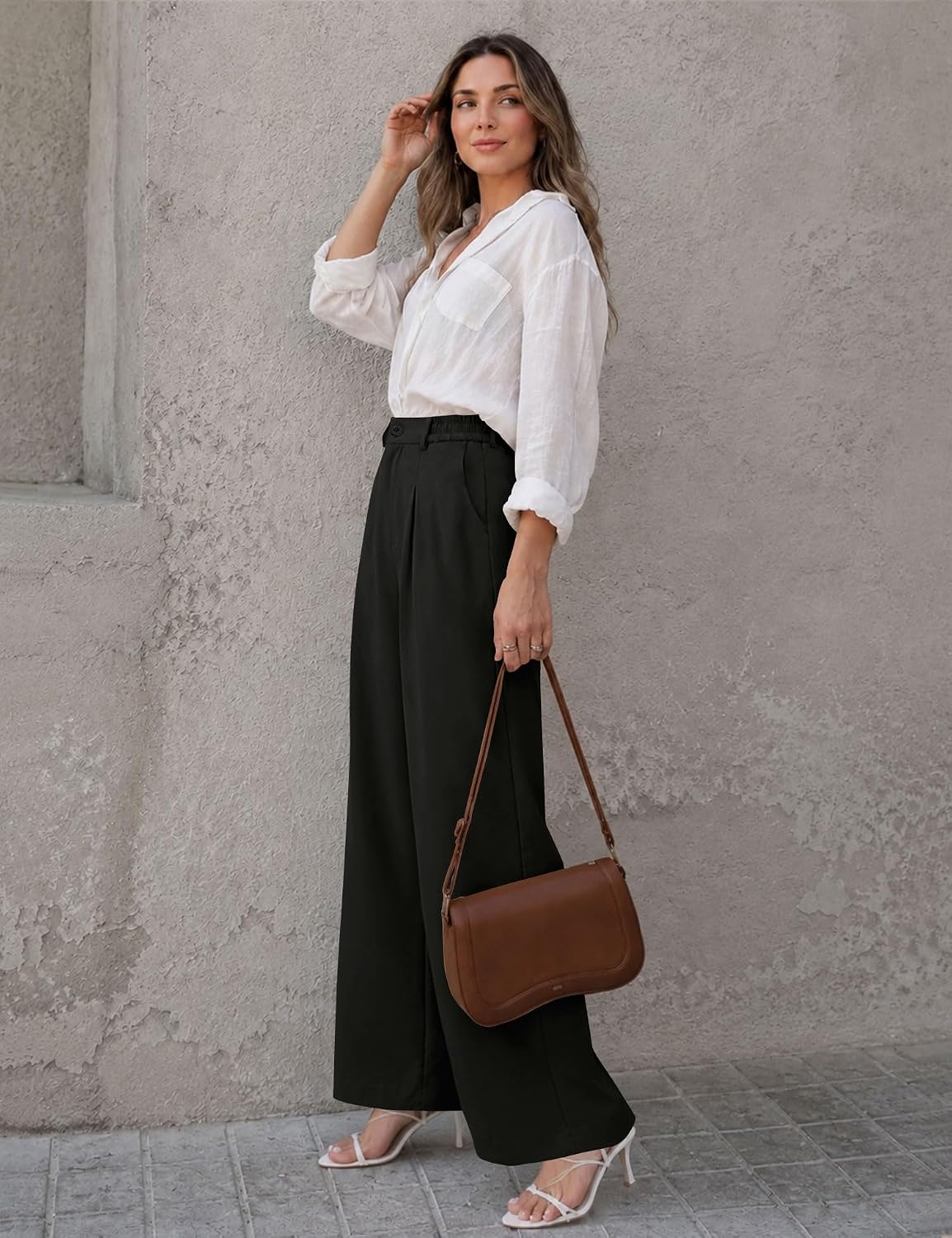 Women Fall Work Trousers Business Causal Outfits