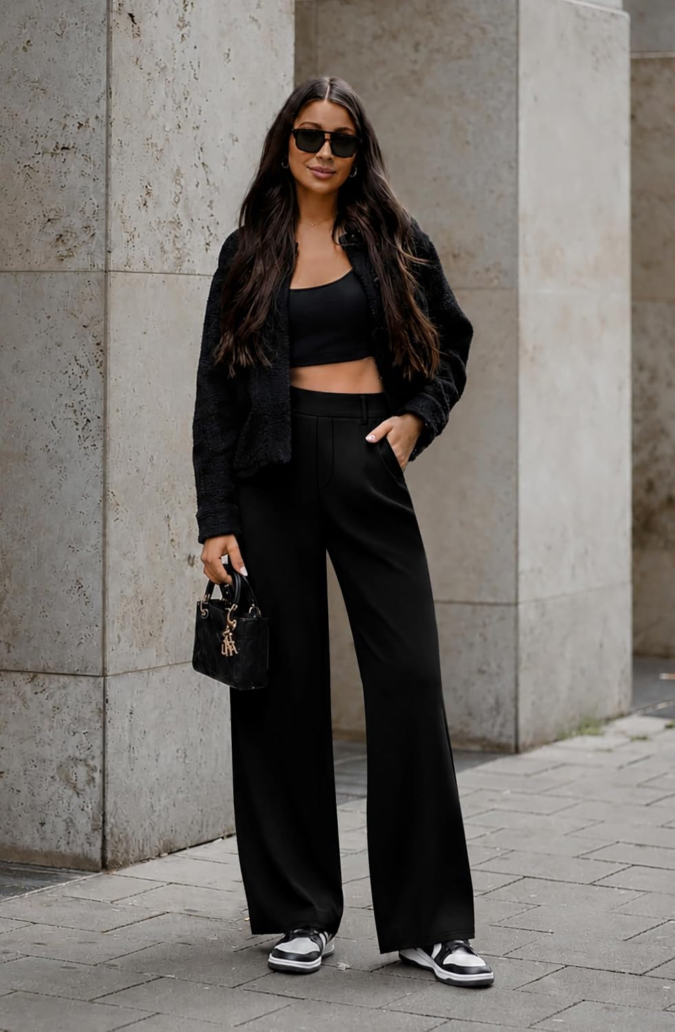 Women Business Casual Fall Outfits Work Trousers